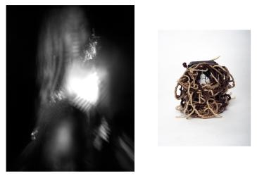 Aziza Hunt and Her Daughter, Emoni; Locs Pinhole Camera